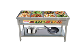 Bàn hâm nóng thức ăn có chân OKASU NS-BHN-CC 2