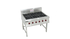 Bếp Âu 6 họng đánh lửa tự động Manito BA-6H/201/01 2