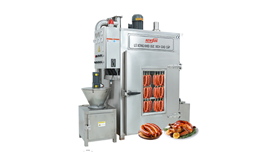 Lò xông khói thực phẩm 150kg/mẻ OKASU NS-YX-150 2