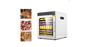 Máy sấy hoa quả 2 lớp 8 khay SS-08H   2