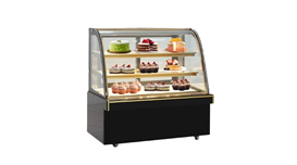 Tủ bánh kem 3 tầng 1m2 kính cong M750A  2