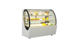 Tủ bánh kem 3 tầng 1m5 kính cong QA750A 2