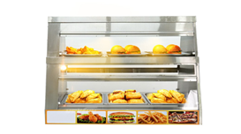 Tủ giữ nóng thực phẩm 2 tầng 1m2 HW-4P  2