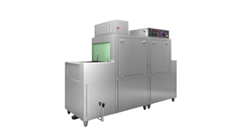 Máy rửa bát băng chuyền kết hợp giá kệ Dolphin DS-2G  2