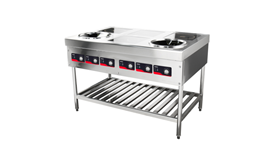 Bếp điện từ thương mại 4 vùng 2 đầu đốt LT-B300VI-B105 2