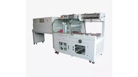 Máy đóng gói màng co kèm buồng nhiệt dành cho tấm ván sàn BSF-5545LE + BS-4525 2