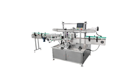 Máy dán nhãn hai mặt dùng cho sản xuất chai nước giải khát XS-T401 2