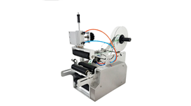 Máy dán nhãn bán tự động cho trai, lọ tròn LT-80  2