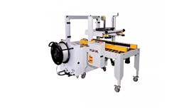 Máy dán băng keo thùng carton kết hợp đóng đai tự động YUPA-AT5050 2