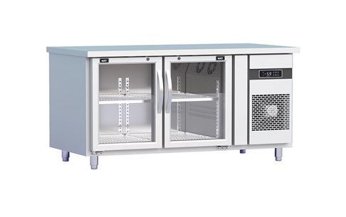 Bàn mát quạt gió 2 cánh kính Kusami KSR-2MK1576