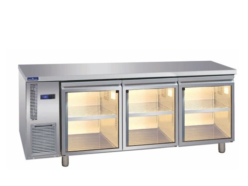 Bàn mát 3 cánh kính Hisakage LRCG-180