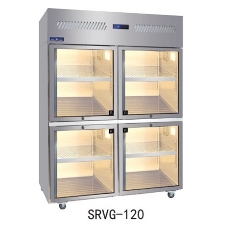 Tủ mát 4 cánh kính Hisakage SRVG-120