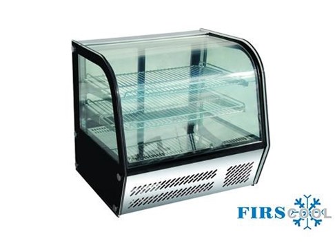 Tủ trưng bày bánh kính cong để bàn Firscool G-HTR100