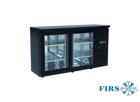 Bàn mát quầy bar cửa trượt 2 cánh kính Firscool G-BC2100SD