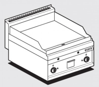 Bếp rán phẳng trơn dùng gas Lotus FTL-6G