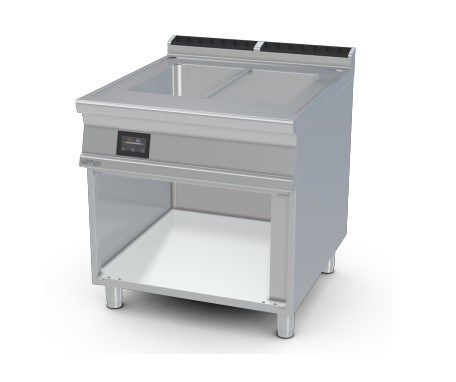 Bếp Bain marie điện cảm ứng trên tủ mở Lotus BM-98ETT