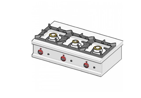 Bếp gas để bàn 3 đầu đốt Lotus FO-3G