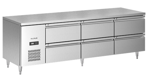 Bàn mát 6 ngăn kéo Klaus KDC-2.1-3N