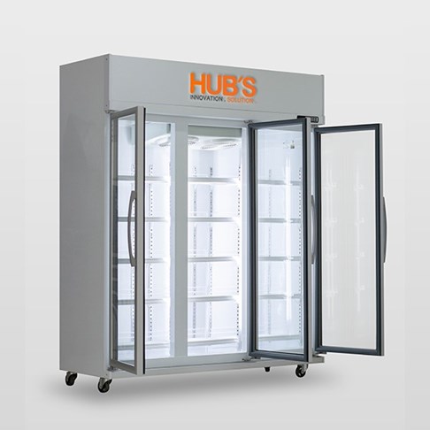 Tủ mát 3 cánh kính HUB’S HUBS-3DGB