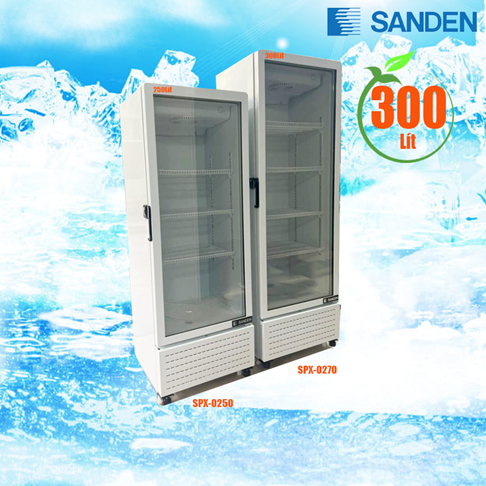 Tủ mát đứng 1 cánh kính Sanden SPX-0270
