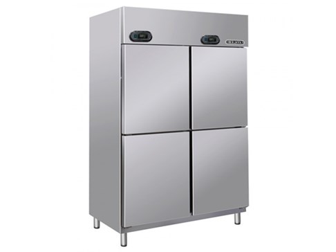 Tủ nửa đông nửa mát 4 cánh inox Berjaya BS DU2F2C/Z