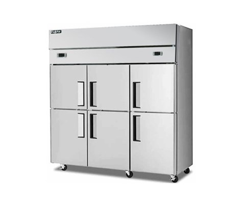 Tủ đông mát 6 cánh inox Fuji Air FFR65-6S