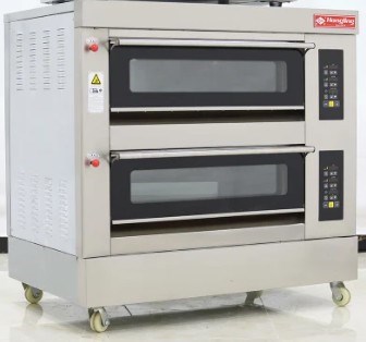 Lò nướng 2 tầng 4 khay dùng điện điều khiển điện tử Hongling XYF-2KA-NM