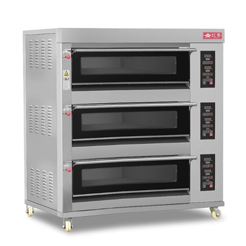 Lò nướng 3 tầng 6 khay dùng điện điều khiển điện tử Hongling XYF-3KA-NM