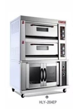 Lò nướng 2 tầng 4 khay dùng gas có ủ bột Hongling HLY-204EP