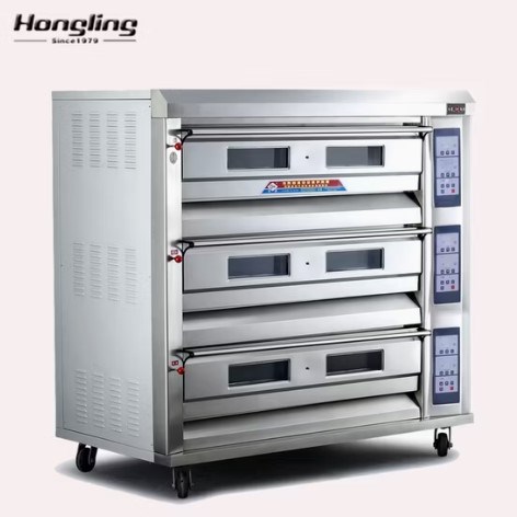 Lò nướng 3 tầng 9 khay dùng điện Hongling XYF-3HPL-N