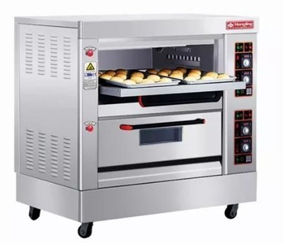 Lò nướng 2 tầng 4 khay dùng gas Hongling HLY-204