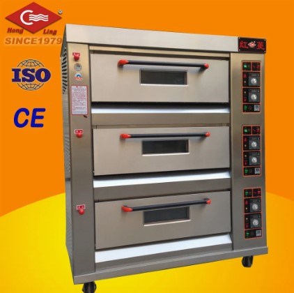 Lò nướng 3 tầng 9 khay dùng gas Hongling HLY-309E