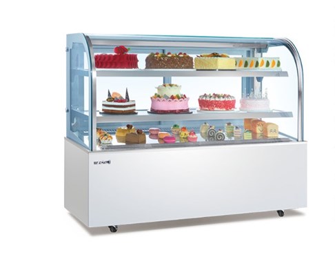 Tủ trưng bày bánh kính cong Meichu GC-15