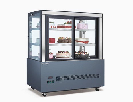 Tủ trưng bày bánh kính vuông Meichu MKQ-12-S