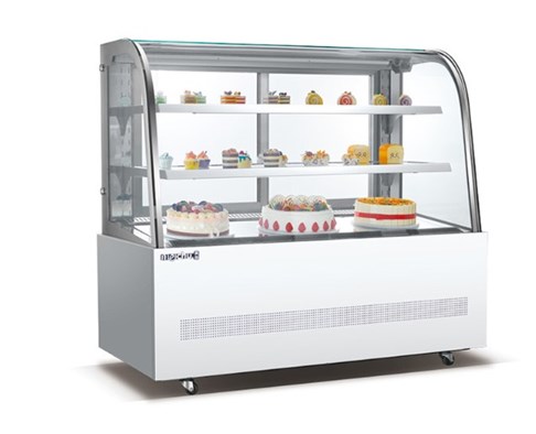 Tủ trưng bày bánh kính cong Meichu MK-15