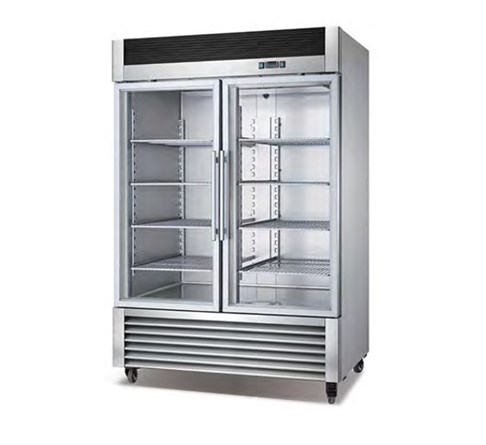 Tủ Đông Đứng 2 Cánh Kính Coolmes AUFG2