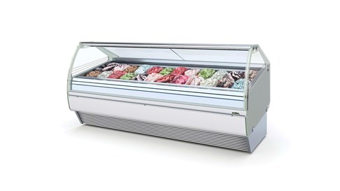 Tủ trưng bày kem gelato MX