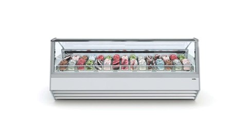 Tủ trưng bày kem gelato Prisma Vision New