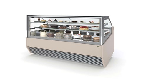 Tủ trưng bày kem gelato Smyrna Vision New Pastry