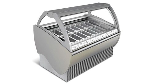 Tủ trưng bày kem gelato Troy