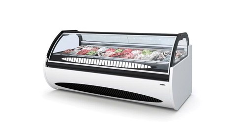 Tủ trưng bày kem gelato Troy Sport