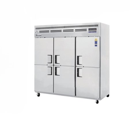 Tủ đông mát đứng 6 cánh inox Everest B190-6RRFS-E