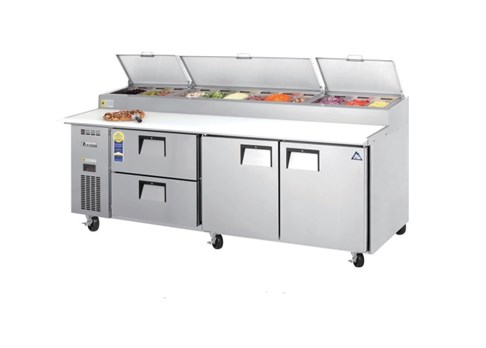 Bàn pizza 2 cánh 2 ngăn kéo Everest B240PS-22RRRS-E