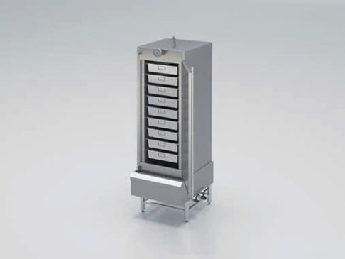 Tủ cơm công nghiệp 50kg dùng điện Rinnai DHE-0950