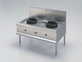 Bếp Á đôi có nồi soup dùng gas Rinnai DHG-0102/S