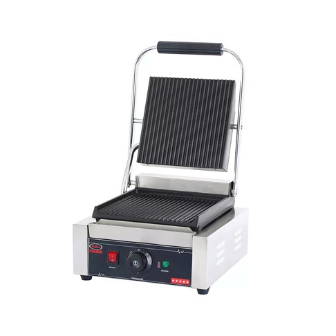 Máy nướng bánh mì Panini điện một mặt (toàn bộ có rãnh) Kolner EG-812