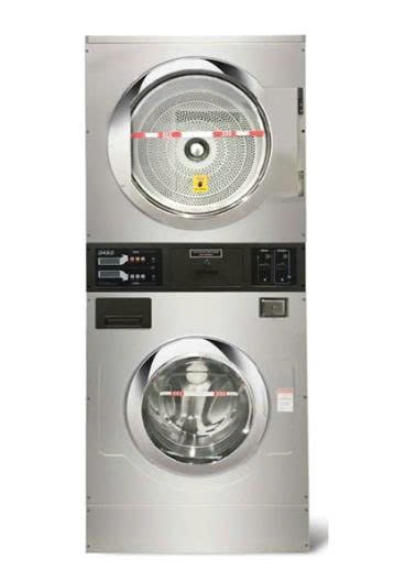 Máy giặt sấy chồng tầng bỏ xu 13kg dùng điện Cleantech SXTH-130FDT