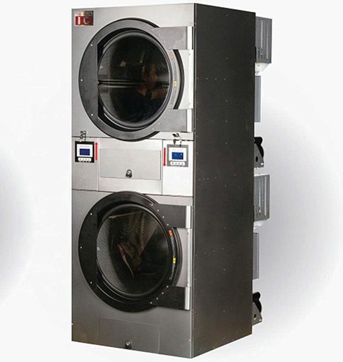 Máy sấy chồng tầng 13,5kg Cleantech TO-HT-2×15