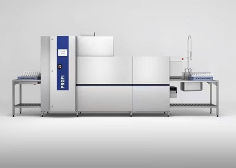 Máy rửa bát băng chuyền kiểu giá đỡ Hobart PROFI CN