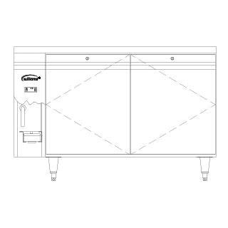 Bàn mát 2 cửa điều khiển từ xa Williams B2R(J)